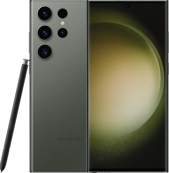 Смартфон Samsung Galaxy S23 Ultra 12/512GB зеленый (SM-S918BZGHCAU) - фото 1