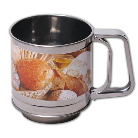 Кружка-сито с двойным ситовым дном Kamille КМ-7785 (d10х10,5 см)