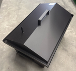 Коптильня металл с г-з кр.домиком 450х250х250х2 мм