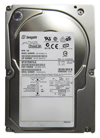 Жесткий диск Seagate Cheetah 10K.6 SCSI 73Gb (10K/8Mb/80pin) 9V3006-041