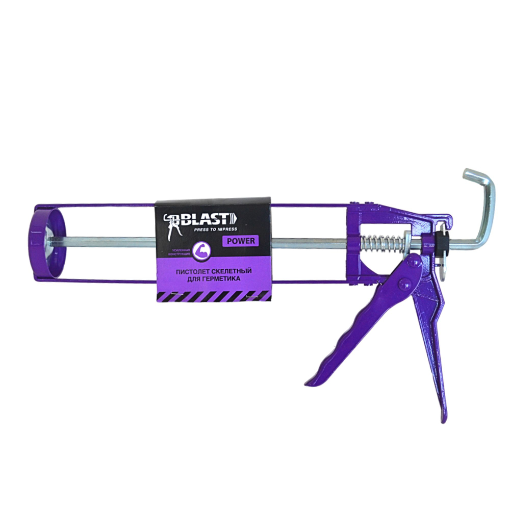 Пистолет для герметика скелетный с противокапельной системой No-drop "Blast"