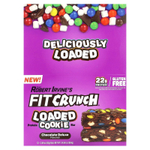FITCRUNCH, Батончик с протеином, шоколадный, 12 батончиков, 82 г (2,89 унции)