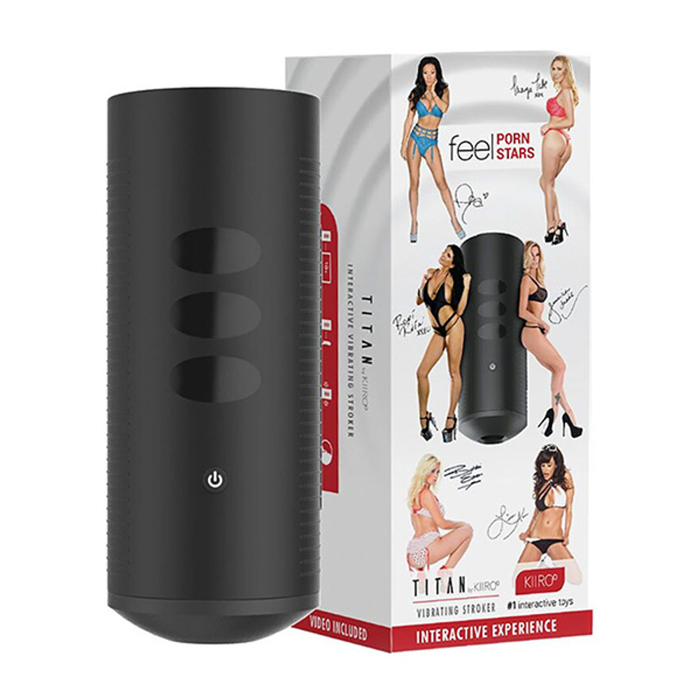 Интерактивный мастурбатор Kiiroo Titan Feel Porn Stars Experience Interactive Vibrating Penis Masturbator
