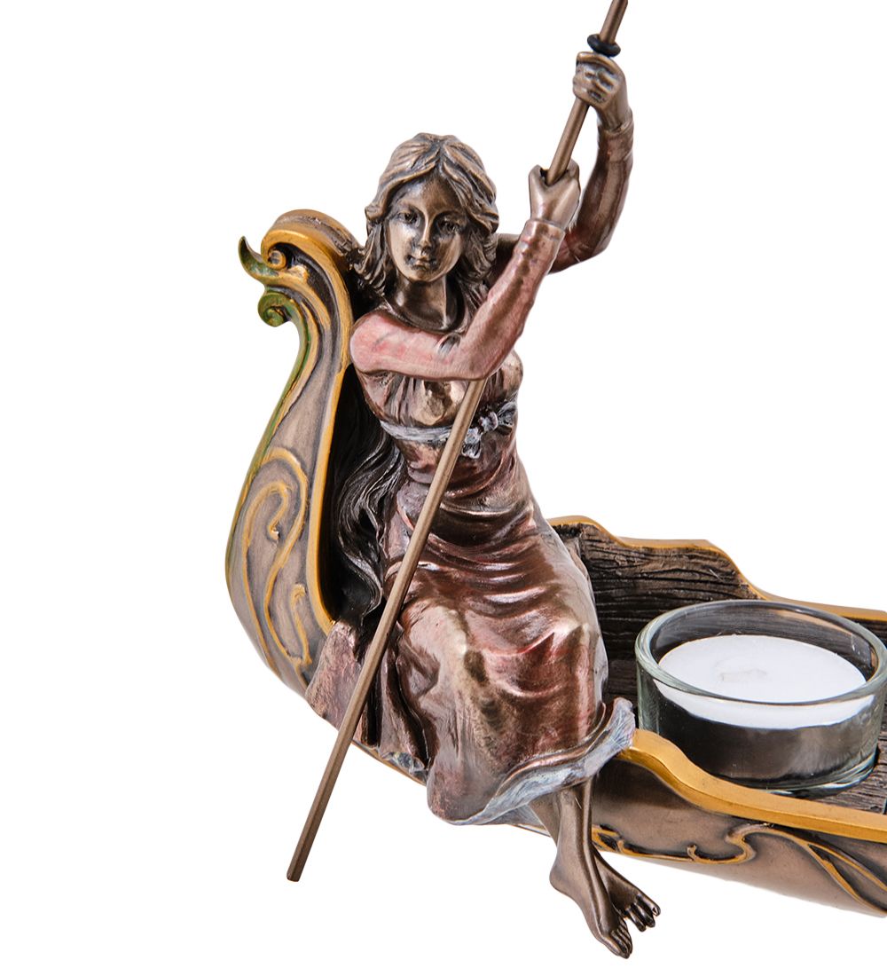 Veronese WS-1298 Подсвечник «Леди в гондоле»