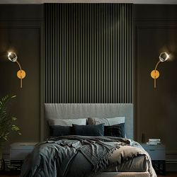 Настенный Светильник Cristel C Wall L38 Right Brass By Imperiumloft