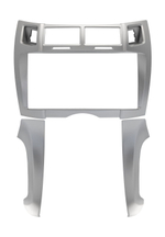 Комплект рамки с разъёмами 9" Toyota Yaris/Vitz P90 2005-2010 серебро Тип2 с боковинами - Car-Smart 9647F2S