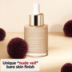 Clarins Skin Illusion Natural Hydrating Foundation - Осветляющий увлажняющий тональный крем SPF 15, 30 ml