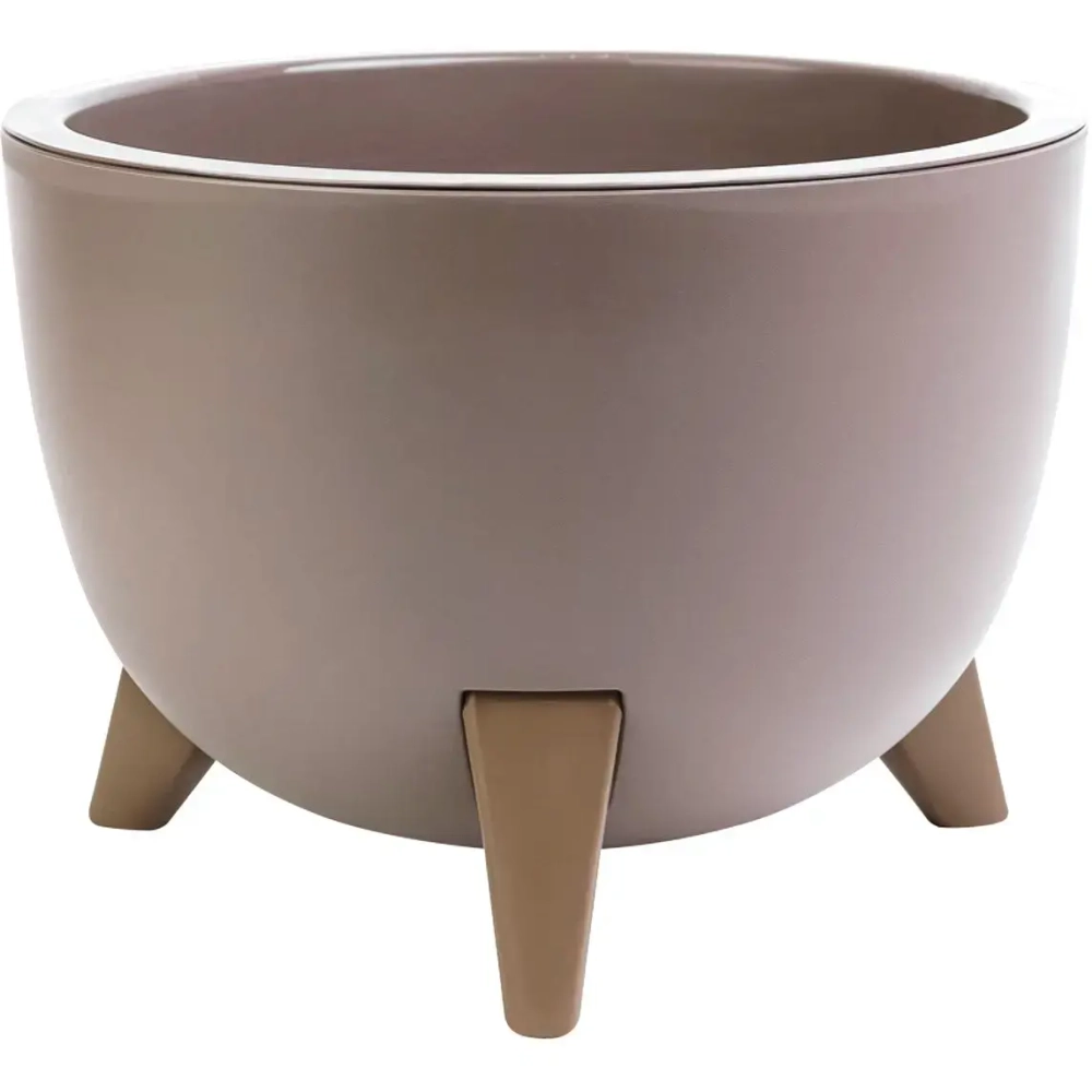 Кашпо для цветов пластиковое 9,5л d-32см «Грация» Фраппе