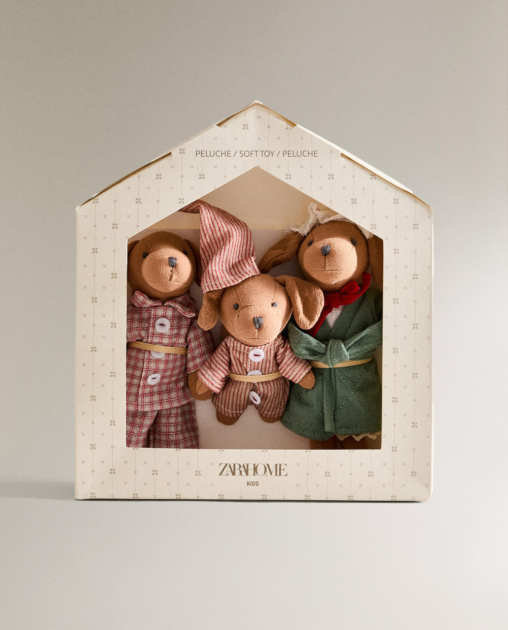 Мягкая игрушка детская Zara Home, плюш, 3 шт., 4671/051