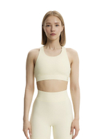 ОДЕЖДА ДЛЯ ТЕННИСА Женская, Топ SEVENSIX ТОП ПОД ПЛАТЬЕ ANA TOP 2.0 - CREAM .