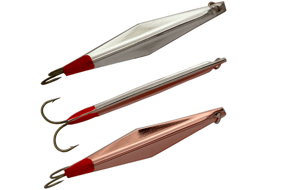 Блесна вертикальная ECOPRO Joker,  70мм, 11гр, никель/медь (S/C)