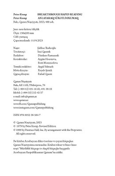 Anlayaraq sürətli oxumaq