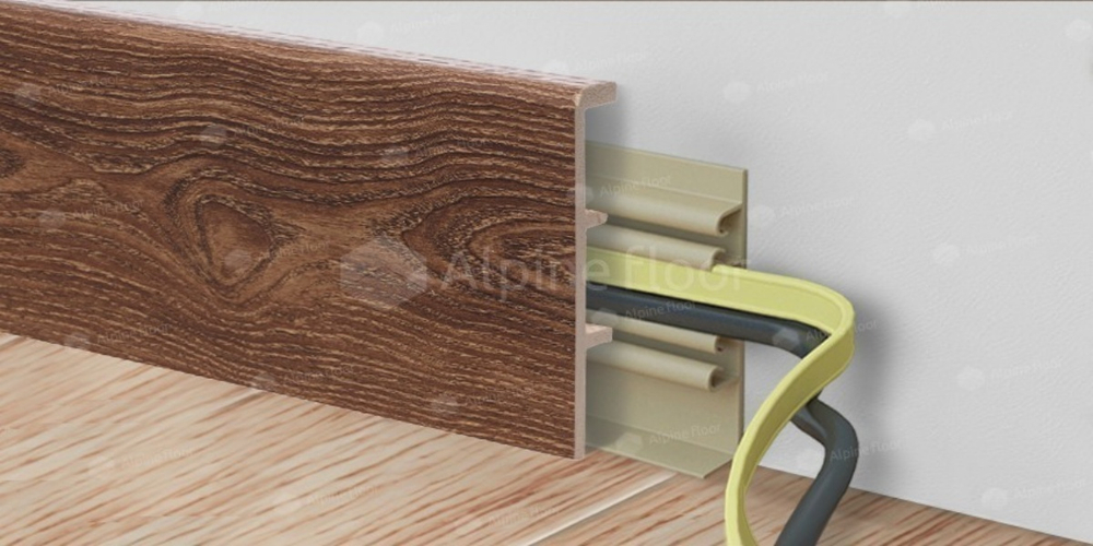 Плинтус Alpine Floor Rico Concept 80 RC 80212 Дуб Миндальный