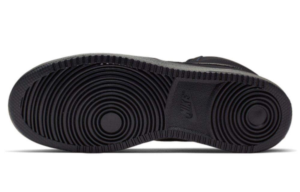 Nike ebernon mid black and white top