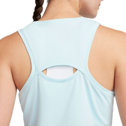 Женский топ теннисный Nike Court Dri-Fit Victory Tank - glacier blue/black