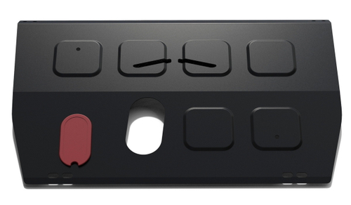 Защита картера и КПП АвтоБроня для Chery Sweet (QQ) (V - 0.8; 1.1) 2005-2009/Daewoo Matiz I рестайлинг (V - 0.8; 1.0) 2000-2015/Ravon Matiz (V - 0.8) 2015-2018, штампованная, сталь 1.5 мм, с крепежом, 111.01311.1