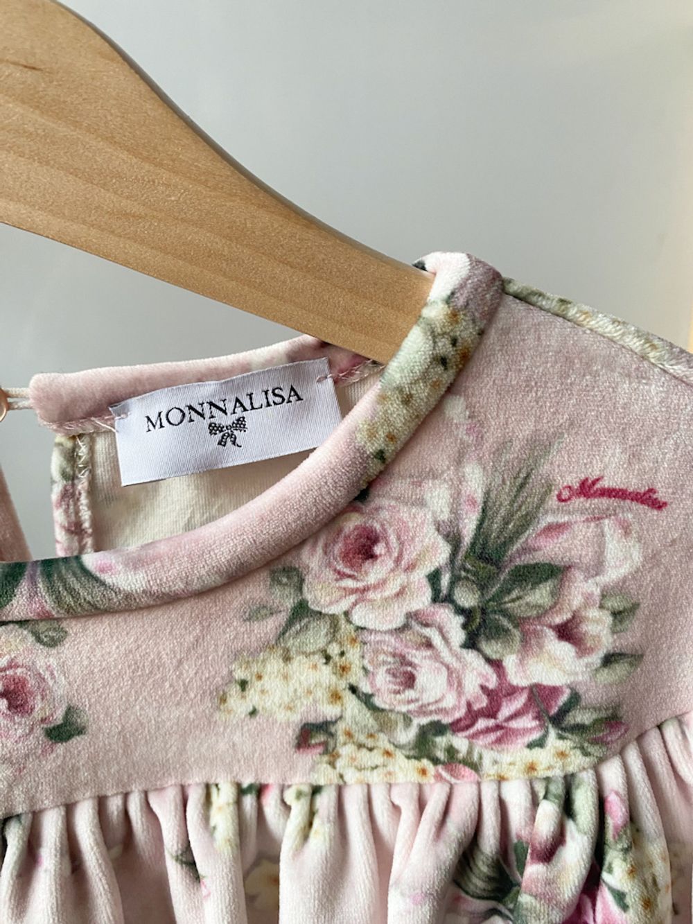 Бархатное платье Monnalisa, 116