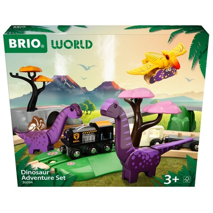 Brio Kolejka - Деревянная железная дорога Dino Приключение с динозаврами 36094