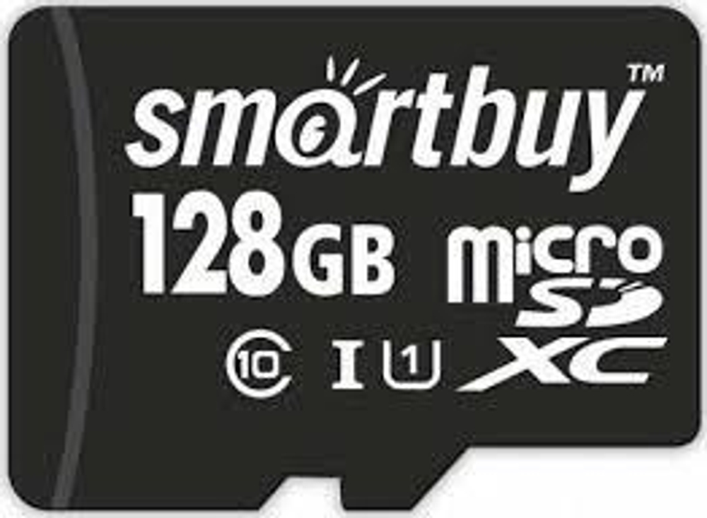 128 Gb microSD Smartbuy Class10 без адаптера