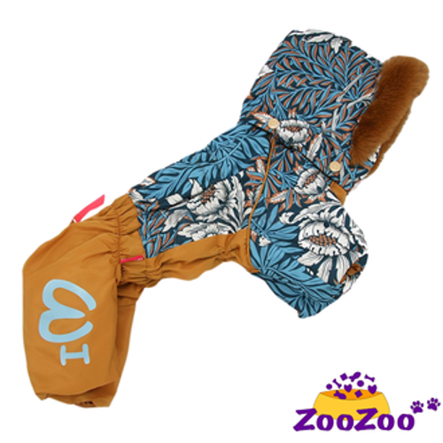 For my dogs Комбинезон для мальчика терракот/голубой размер 12