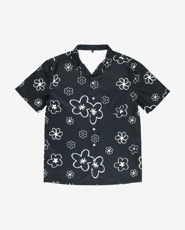 Рубашка Flower Shirt черная - фото 1