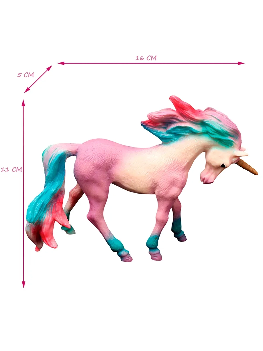 Набор фигурок животных Мир фэнтези Семья сиреневых единорогов 2 шт