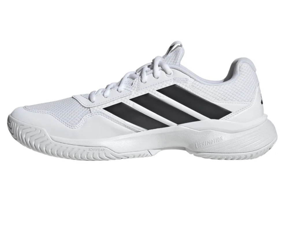 Мужские кроссовки теннисные Adidas GameCourt 3 M - cloud white/core black/core black
