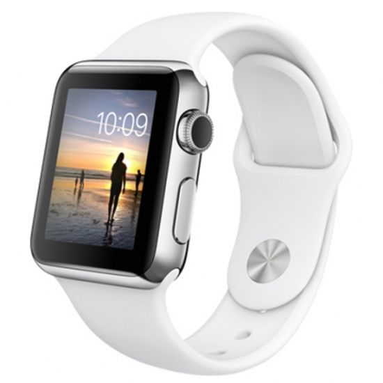 Часы смарт Apple Watch Sport 42мм (цвет белый)