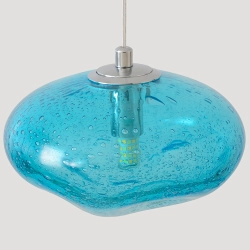 Светильник подвесной Crystal Lux FORMLESS SP1 BLUE