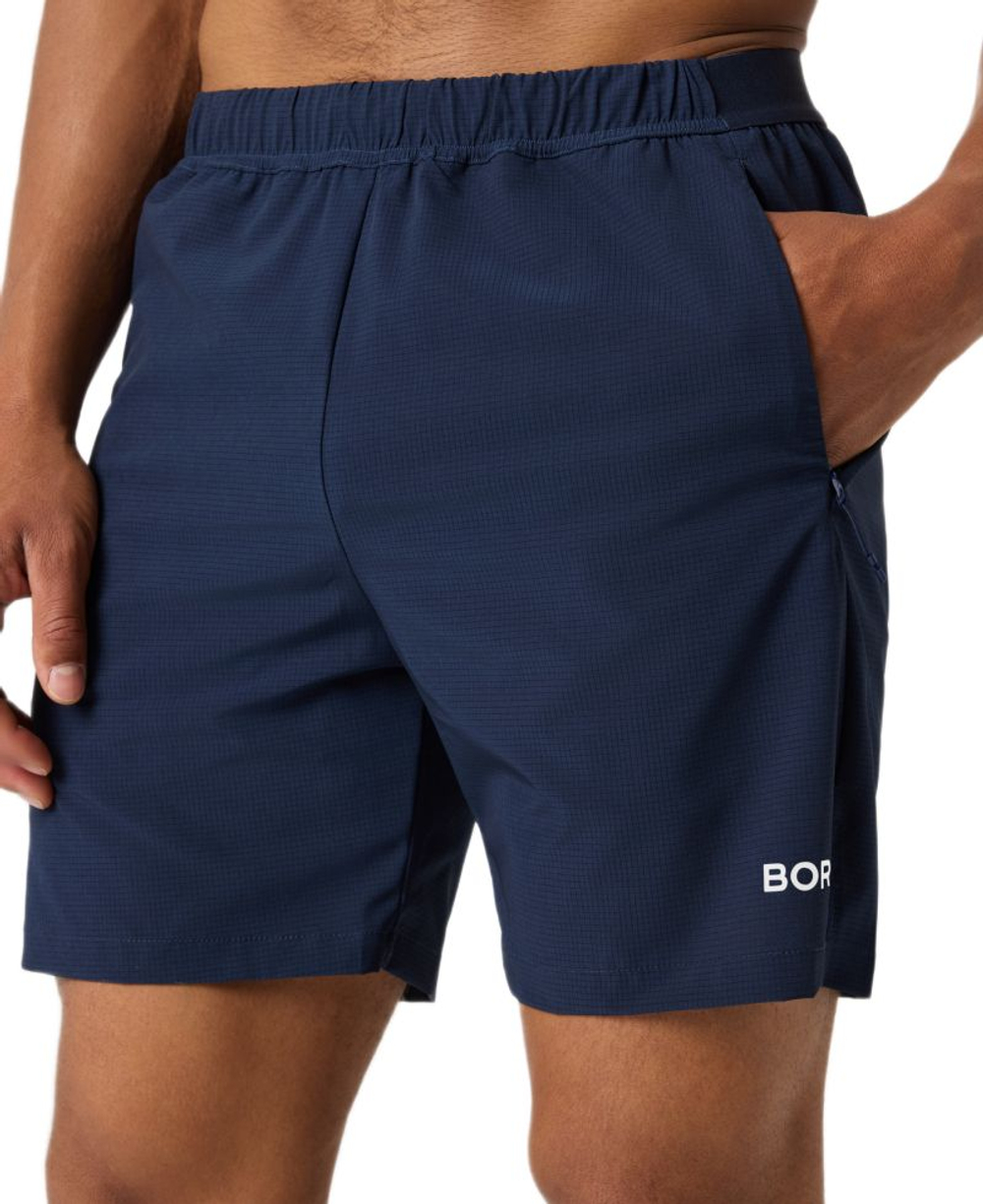 Мужские теннисные шорты Björn Borg Zip - night sky