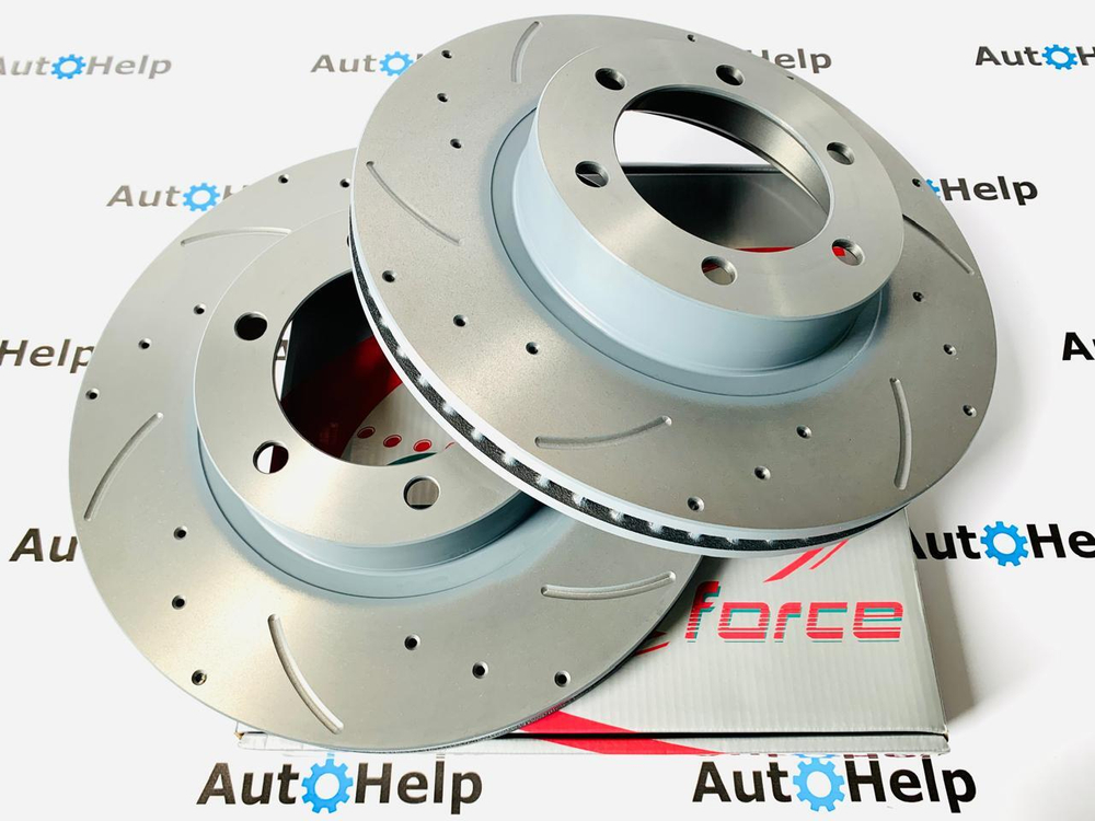 Диск тормозной перфорированный G-Brake GFR-02916R передний правый 337,6mm