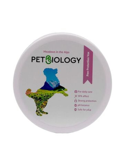 PETBIOLOGY Воск для лап для собак, 150 мл