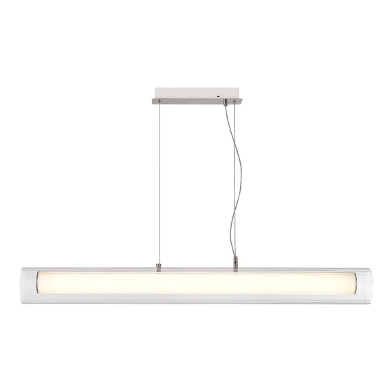 SL2010.113.01 Светильник подвесной ST-Luce Никель/Белый, Прозрачный LED 1*40W 3000K/4000K ENFYS