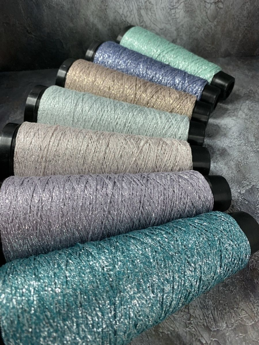 Пряжа Люрекс Lurex Италия с намотом 25г