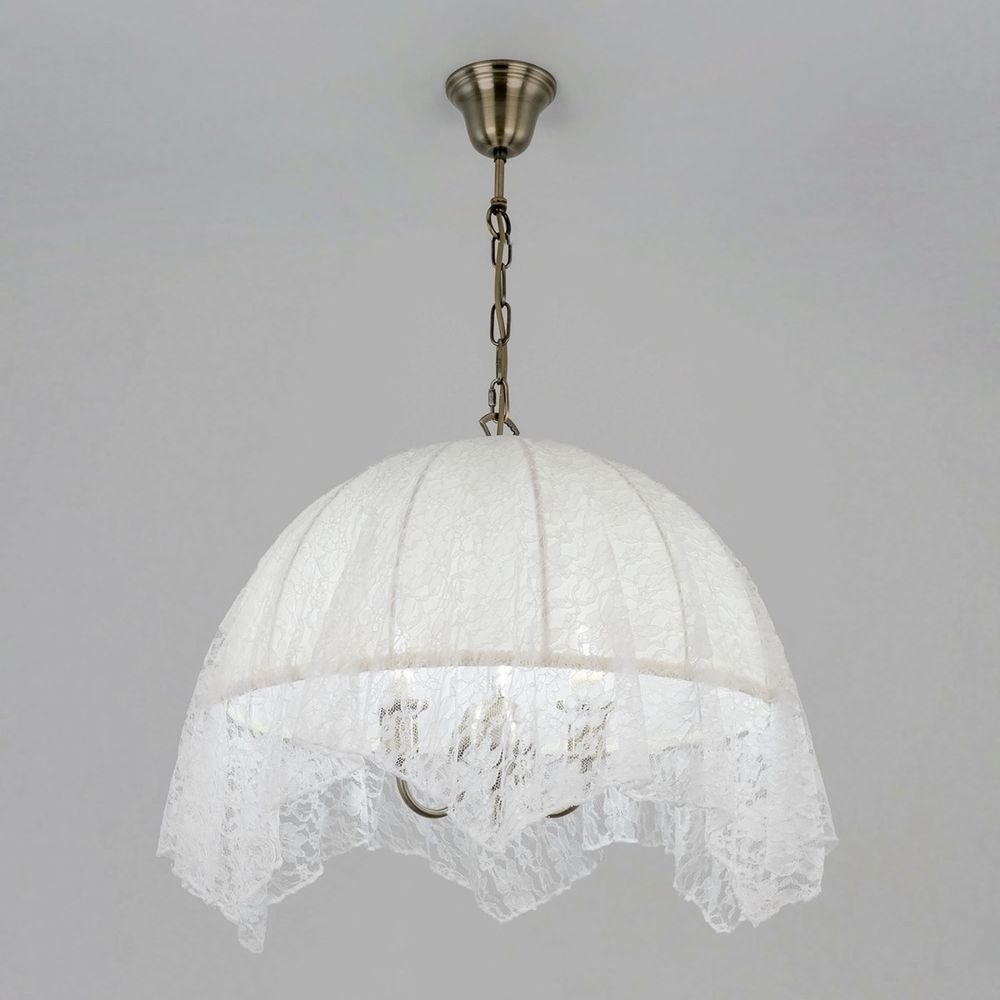 Citilux Базель CL407134 Люстра подвесная с абажуром Кружево