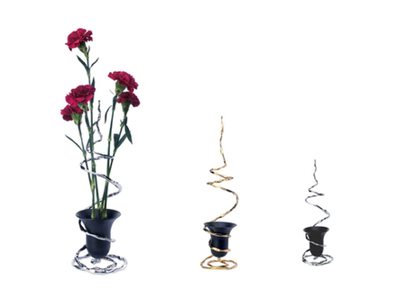 Mukul Goyal Ваза большая ИДЕН, золотистая MG359