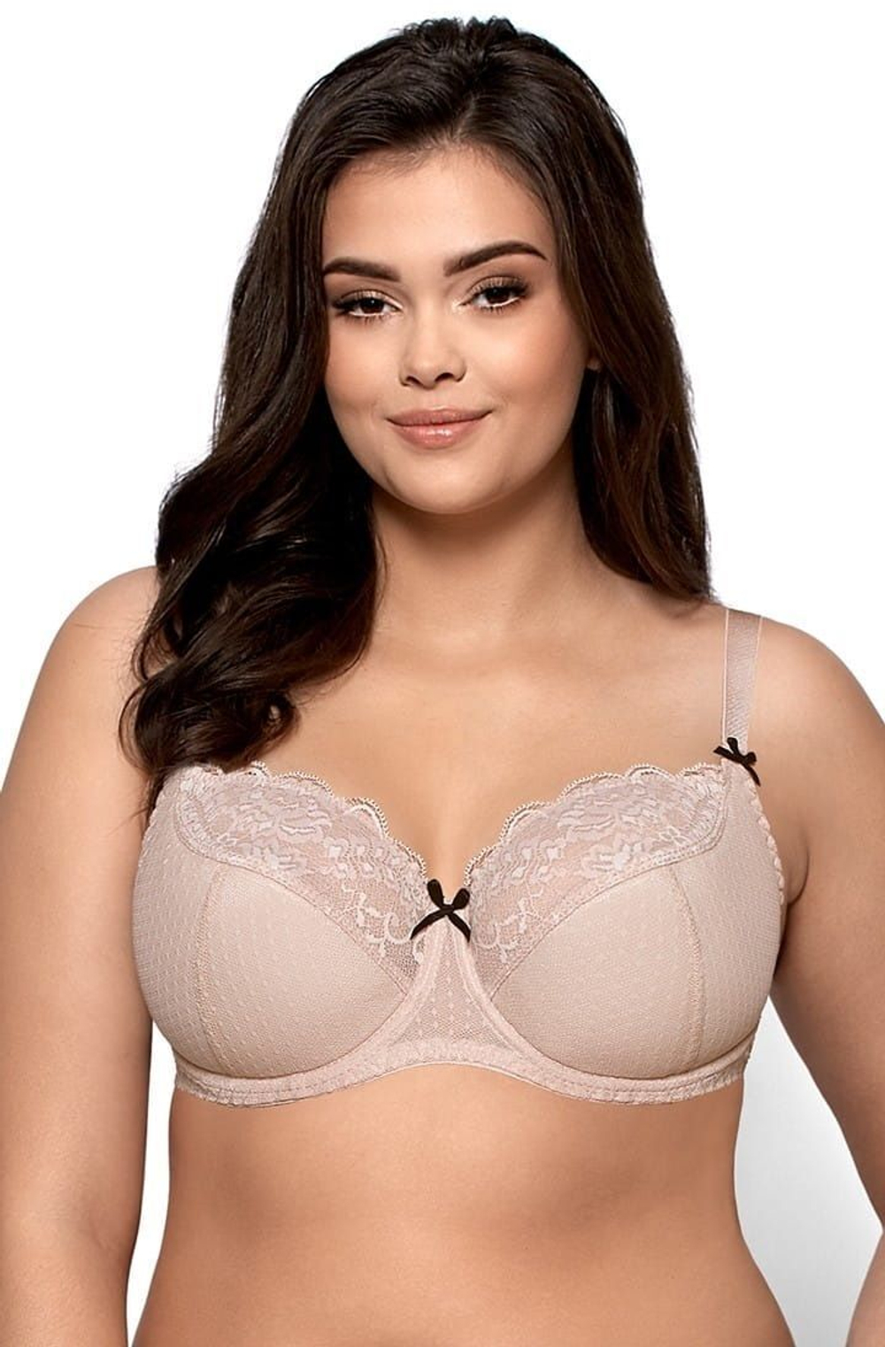 Бюстгальтер Pia с чашками на тонком поролоне (Размер: 80D) (Цвет: белый)