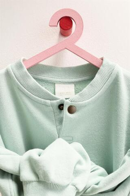 ZARA TIMELESS - ОДНОТОННАЯ ТОЛСТОВКА, СЕРО-СИНИЙ