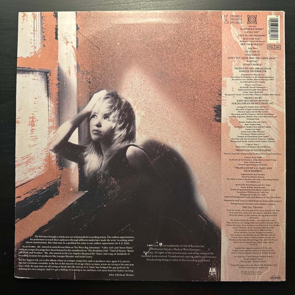 E.G. Daily - Wild Child (Германия 1986г.)