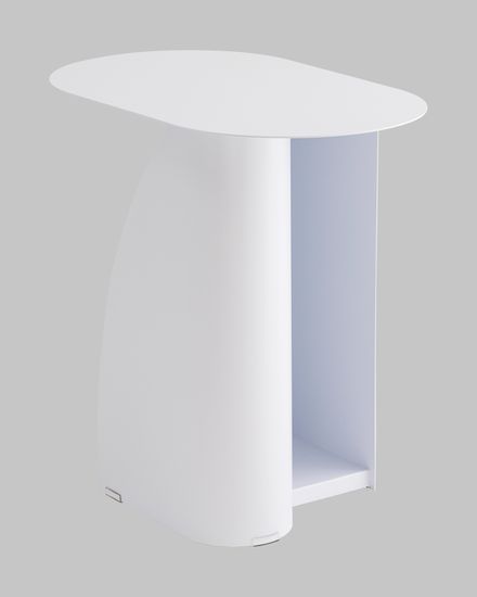 Журнальный столик Yvaine металл белый