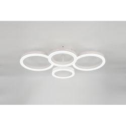Светильник потолочный светодиодный Rivoli Juniper 6187-702 LED 75 Вт 3000-6000К белый с пультом