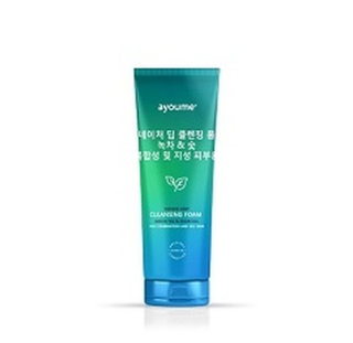 Пенка для умывания с экстрактом зеленого чая и углем AYOUME Nature Deep Cleansing Foam 100 мл