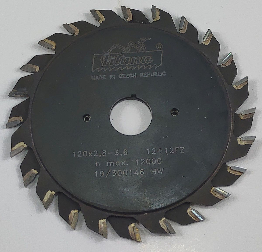 Пила дисковая TCT "Pilana" 120x2.8-3.6x20 z12+12 93.1 FZ