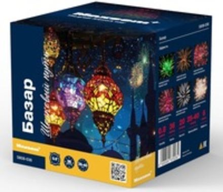 Батарея салютов "Базар" SB08-036 36 залпов * 0.8"  (1/12)