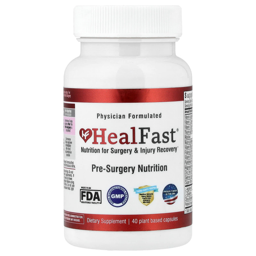 HealFast, Pre-Surgery Nutrition, предоперационное питание, 40 капсул на растительной основе