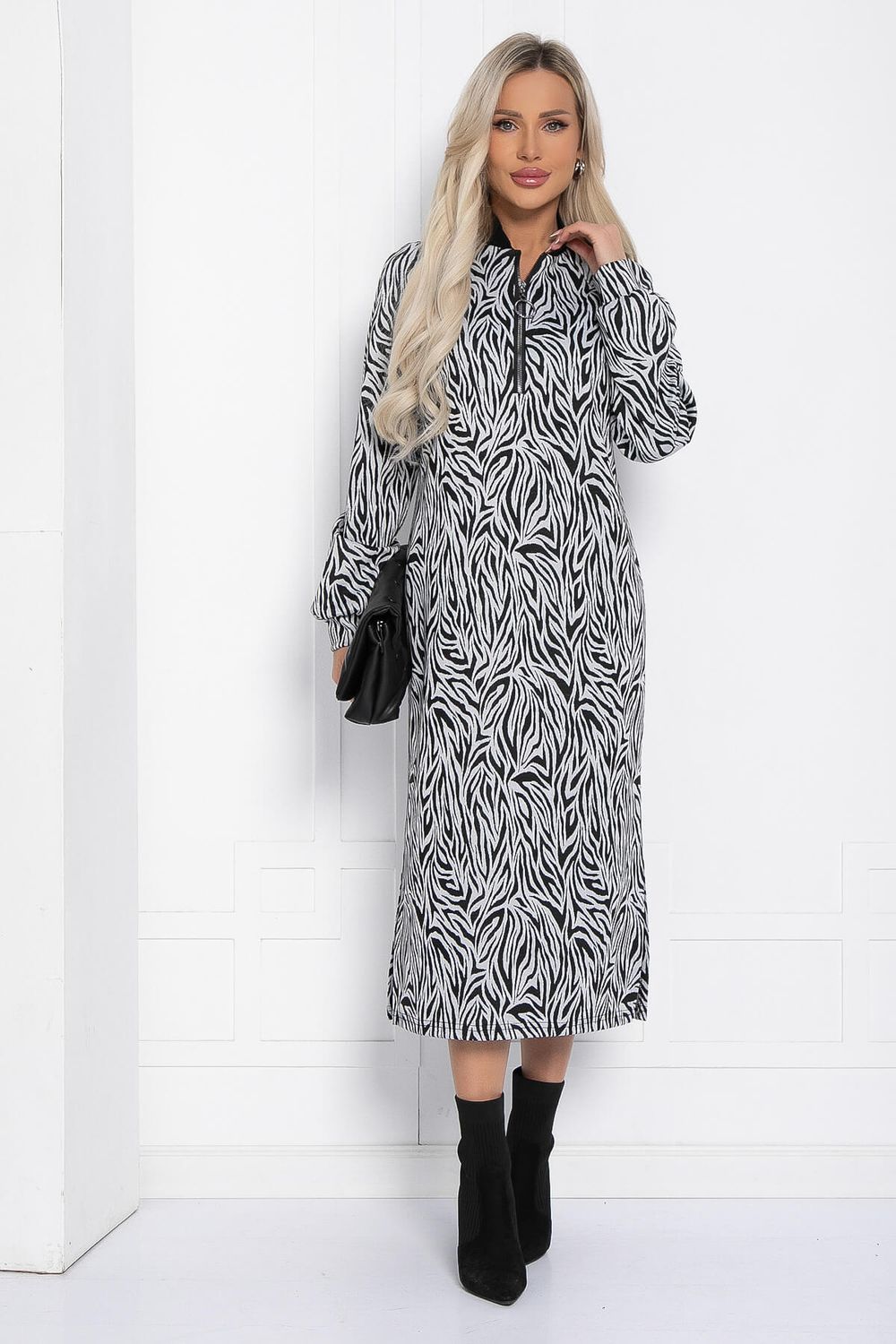 Платье Белые ночи (черно-белое) П12305-19 LT Collection