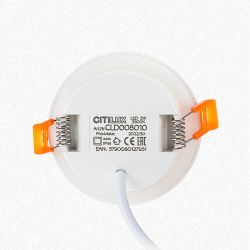Citilux Акви CLD008010 Встраиваемый светильник влагозащищенный Белый