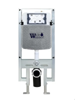 Унитаз подвесной WeltWasser WW GELBACH 10000012021 с крышкой микролифт, безободковый, смыв торнадо, в комплекте с инсталяцией, серый матовый