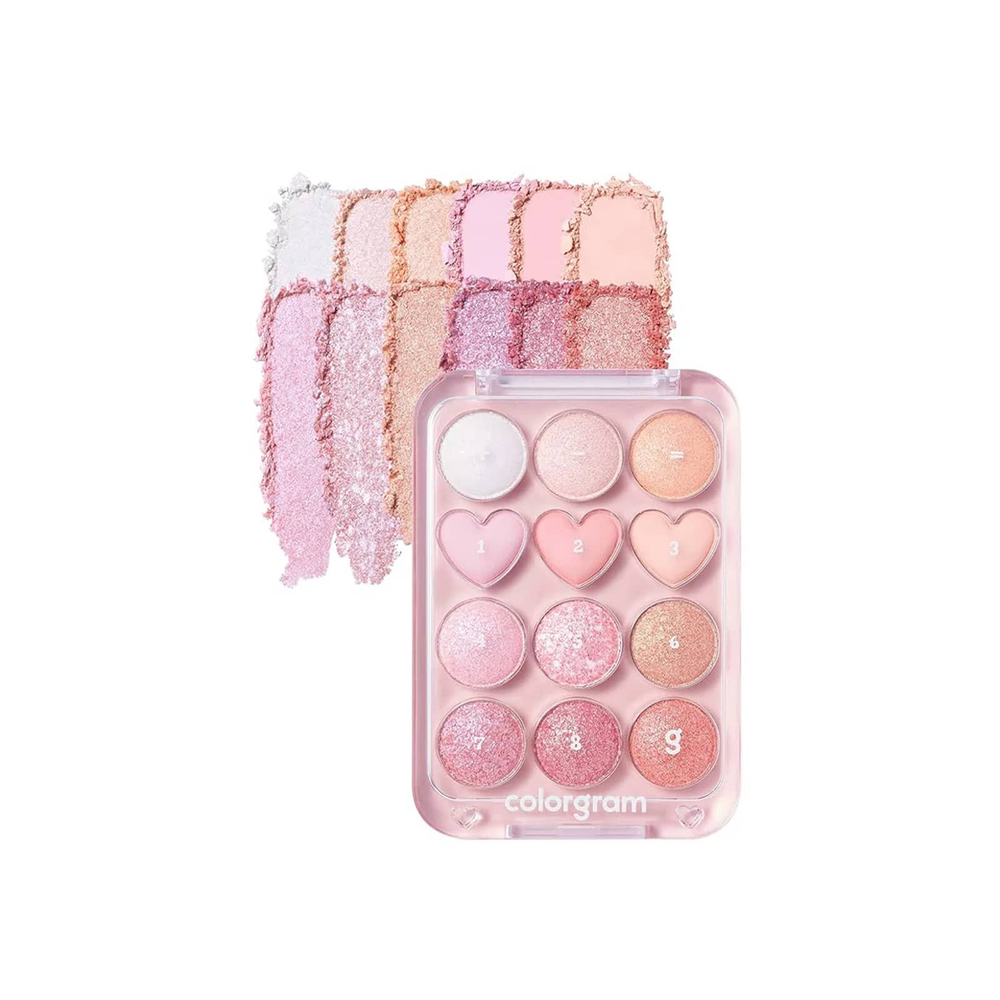 Colorgram, палитра теней для век, 04 яркий + холодный, 9,1 г (0,32 унции)
