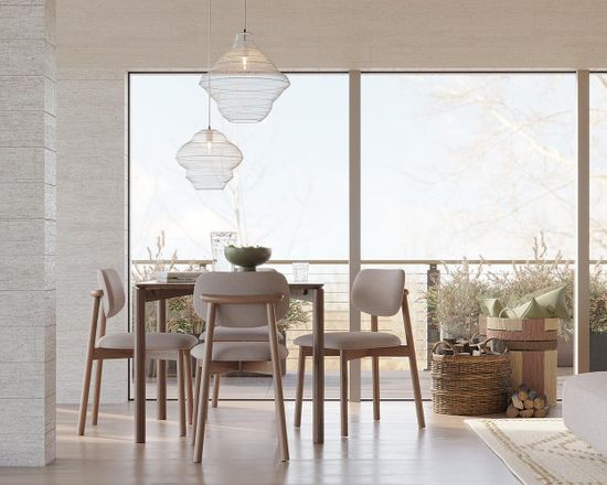 Светильник подвесной vinger, D34х35 см, бежевый